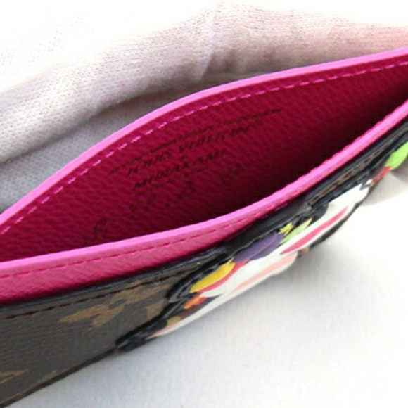 LOUIS VUITTON Brown Card Holder - Picture 3 of 5